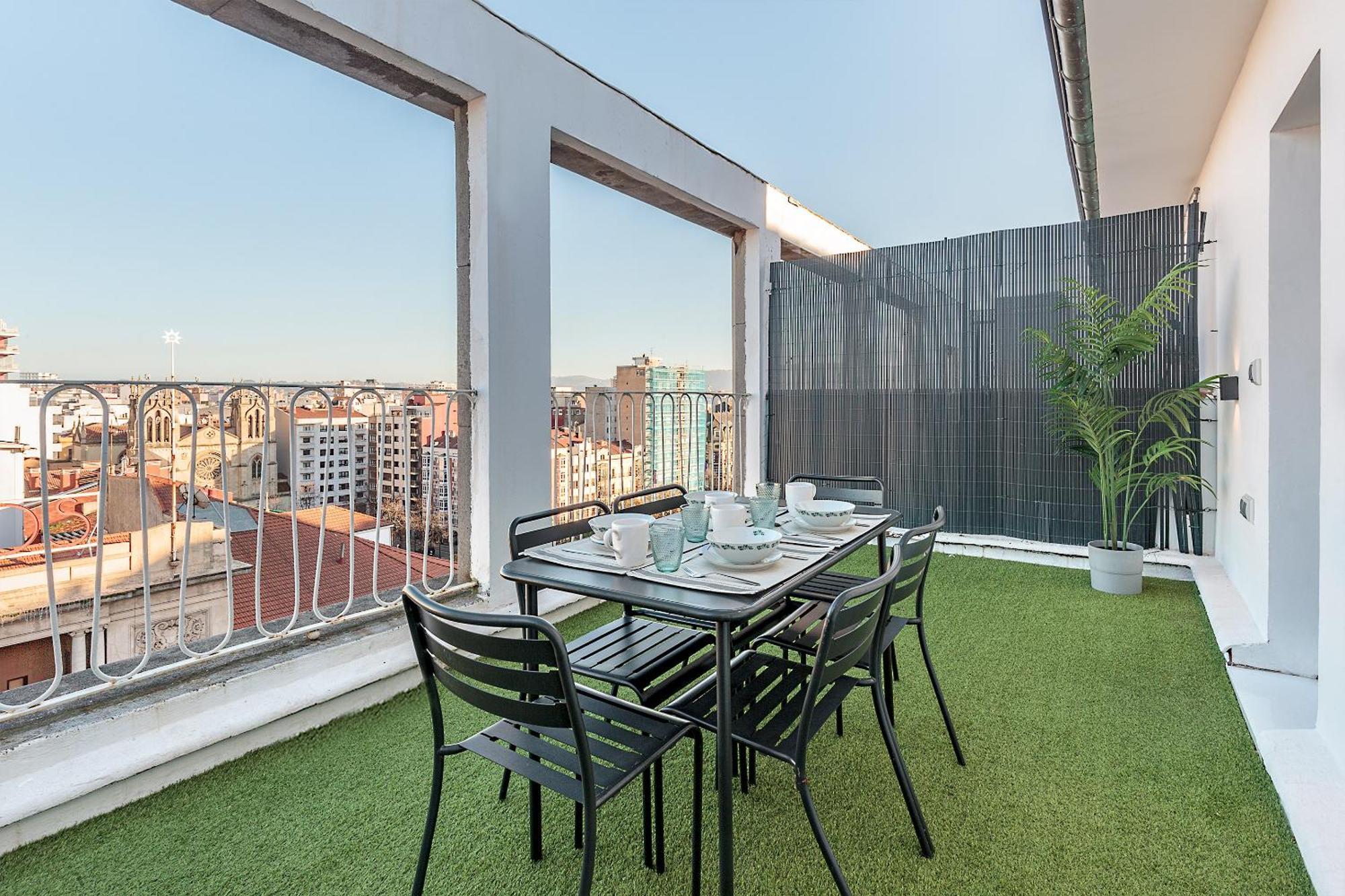 Genteel Home Jovellanos Terrace Gijón Exteriör bild