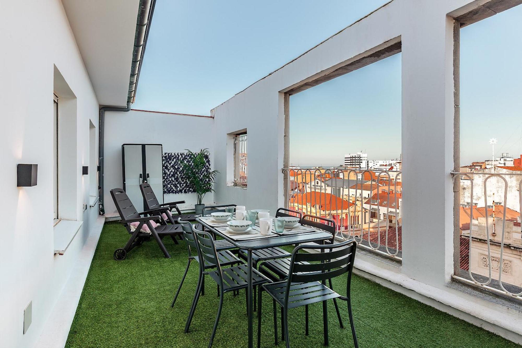 Genteel Home Jovellanos Terrace Gijón Exteriör bild